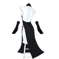 thumbnail image 2 of KORURACLUB Dress Cheongsam Costume premium sweater cosplay lingerie High Slit Long Dress, 2 of 4