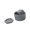 Gray, variant on HannLk Reusable Hexagonal Coaster Set Nonskid Bottom Storage Box Dining Table Decors