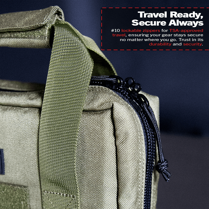 DDT Viper Padded Double Pistol Case, Color OD Green