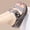 Gray, variant on Women's Platform Wedge Sandals Open Toe Rhinestone Glitter Wedge Heels Two Strap Slip on Slide Sandals Beach Slides Casual Slippers Playwear(Gray,8)