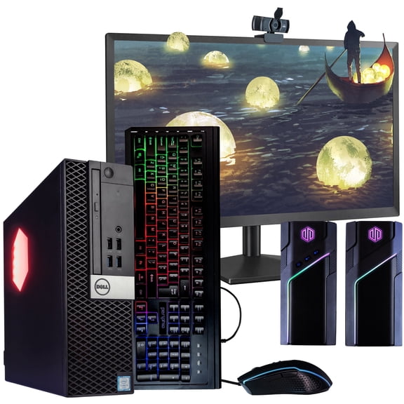 Dell Optiplex 5050 (RGB) Desktop Computer - Quad Core Intel i7 (3.4)16GB DDR4 RAM500GB SSD Solid StateWindows 10 ProfessionalNew 22in LCD MonitorHome or Office PC