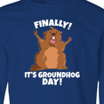 thumbnail image 4 of Inktastic Finally it's Groundhog Day Long Sleeve Youth T-Shirt, 4 of 5