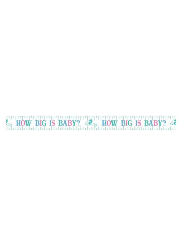 Way to Celebrate Baby Shower How Big Is Baby Tape Game