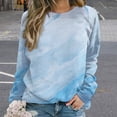 thumbnail image 2 of Colorful Marble Pattern Mom Sweatshirt For Women Long Sleeve Pullover, 2 of 7