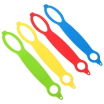 ULTNICE 4pcs Water Bottle Handle Lanyard Silicone Bottle Holder Grip Mineral Water Bottle Strap Band Handheld