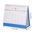 thumbnail image 2 of PTOOTP 2026 Blue Desk Flip Calendar Elegant Monthly Planner for Home and Office, 2 of 7