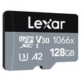 thumbnail image 4 of Lexar 128GB Professional 1066x UHS-I microSDXC Memory Card with SD Adapter - Silver Series - Class 10, 4 of 5