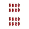 thumbnail image 1 of Guardoinrt 8pieces Add Festive Touch With Pine Cones Pendant For Tree Decoration Plastic Pine Tree Hanging ABS Plastic Pine Cones Red 2Set, 1 of 6