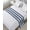Navy Sky Blue, variant on Bed Runner Scarf Queen Size, Dark Blue Gray Stain Bed Runners & Scarves for Foot of Beds, Horizontal Stripe Minimalist Geometric Decorative Bedding Runner Scarf for Hotel Home Bedroom