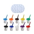 thumbnail image 3 of 23 Piezas Vasos y Pinceles para Pintar BLESIY Herramientas de Pintura, 3 of 8