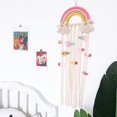 thumbnail image 4 of Handmade Wall Hanging Woven Rainbow Macrame Chic Room Decoration Photo Props Art Macrame Tapestry, 4 of 7