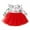 Red, variant on Toddler Christmas Girls Dresses Long Sleeve Party Dress With Cartoon Print Kids Holiday Casual School Clothing Red Size 3-4T