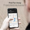thumbnail image 4 of Key Finder,Wallet Tracker Works with Apple Find My (iOS only),Replaceable Battery,Water-Resistant,Bluetooth Item Finder for Bags,Luggage,Pets & Backpack,1 Pack Black, 4 of 6