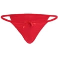 thumbnail image 1 of Xnihocha Caleçons Courts Bikini Taille Basse Extensibles Doux pour Hommes Lingerie Rouge G, 1 of 8