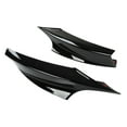 thumbnail image 4 of Front Bumper Splitter, Front Bumper Side Spoiler Glossy Black 2PCS Durable  For Replacement, 4 of 8
