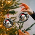 thumbnail image 3 of Lilgiuy Fun Christmas Animals Ornaments, Sheep Christmas Ornaments Acrylic Farm Christmas Tree Decorations Hanging Pendant, Adults Men Friend Dad Xmas Ornaments Home Decor Gifts, 3 of 6
