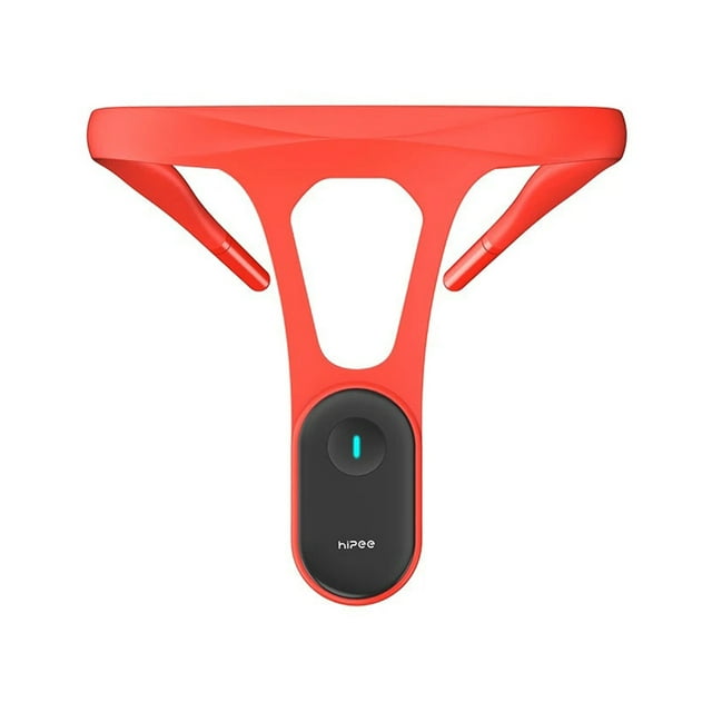 HiPee HIPEE Smart Posture Trainer with Interactive Games, Vibrant Red, Adult Version, Bluetooth 4.1, 90-Hour Battery Life, 1.5-Hour Charge, iOS & Android Compatible