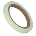 thumbnail image 3 of 10m Length Glow in The Dark Tape Hard Light Charging Under UV Black Light Fluorescent Tape for Smooth Walls Stairs 10mm/0.39in Width Green, 3 of 4