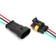 thumbnail image 4 of Enchufe Del Conector Eléctrico Impermeable Del Coche Con Cable De Alambre 5 Juegos, 4 of 8