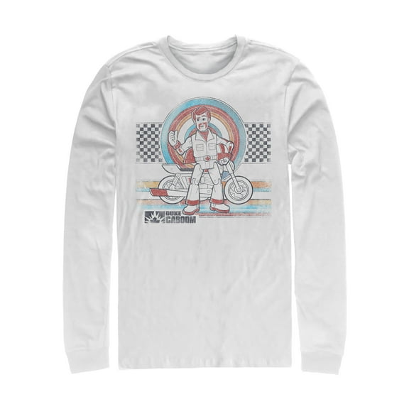 Men's Toy Story Caboom Retro Long Sleeve Shirt White Medium