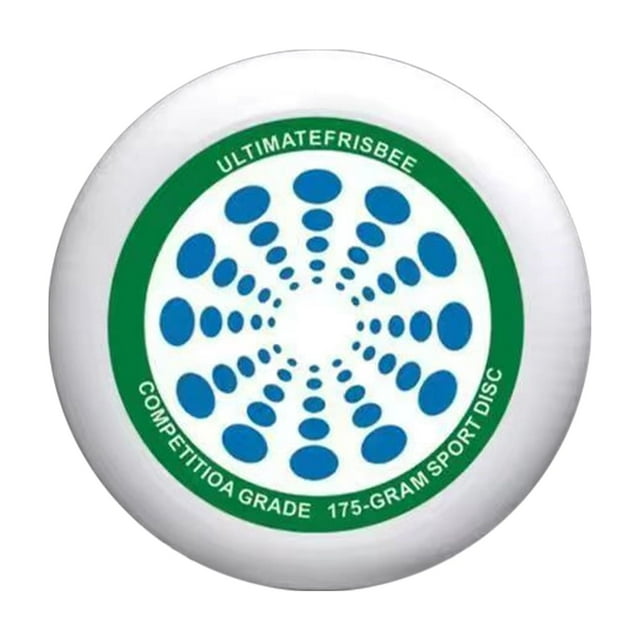 Graflsoa Disque de Course Phosphorescent 175g pour Adultes - Disque de Vol Sport Extérieur 27,5cm PE avec Design Radieux Vert
