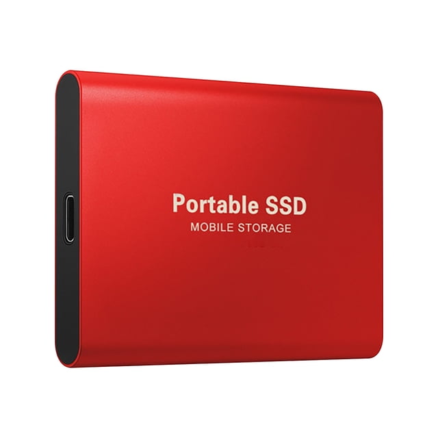 SSD externo ultrarrápido: unidad de estado sólido móvil portátil y de gran capacidad para computadoras portátiles de escritorio