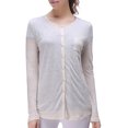 thumbnail image 5 of Richie House Women's Solid knit cardigan RH2032-B-M, 5 of 7