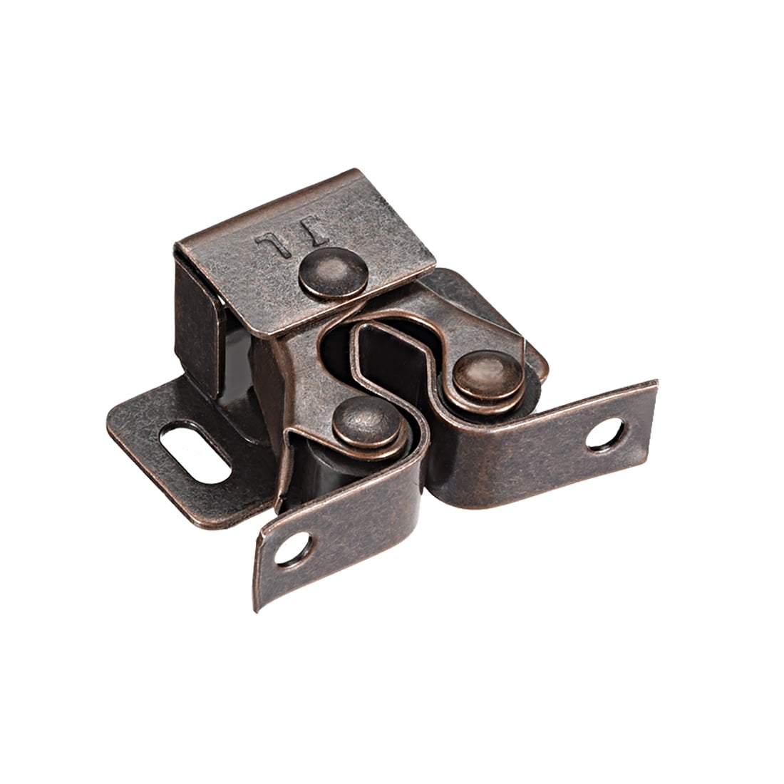 uxcell a15030900ux0026 Cabinet Wardrobe Door Double Ball Roller Catch Latch Copper Tone 47mm