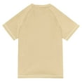 thumbnail image 6 of FORMRS Boys Rash Guard Short Sleeves Swim Shirt Quick Dry UPF 50+ Sun Protection, Sizes 3-12T, Yellow Geometric, 6 of 6