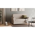 thumbnail image 1 of SmartFit Waterproof Stretch Loveseat Slipcover, Textured Fabric, 1-Piece, Linen, 1 of 8