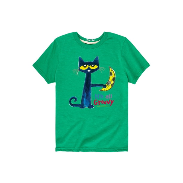 PETE THE CAT Pete The Cat It's All Groovy Toddler Short Sleeve T