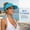 Green, variant on Women's UPF 50+ Sun Visor Hat,Wide Brim Ponytail Sports Cap with Ice Silk Fabric,Lightweight Foldable Summer Hats for Women for Beach,Travel,Hiking,Golf,Gardening Yellow One Size