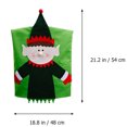 thumbnail image 4 of 1 Pc Christmas Decorative Chair Cover Christmas Chair Protector, 4 of 9