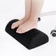 thumbnail image 3 of Reposapiés ergonómico con espuma viscoelástica, cojín semiformado para piernas, reposapiés para rodillas debajo del escritorio (negro), 3 of 9