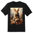 thumbnail image 2 of Plus Size Shirt for Women Oversized Black Tops for Women Short Sleeves Shirt for Women Easter T Shirt Crewneck Shirt for Women M, 2 of 5