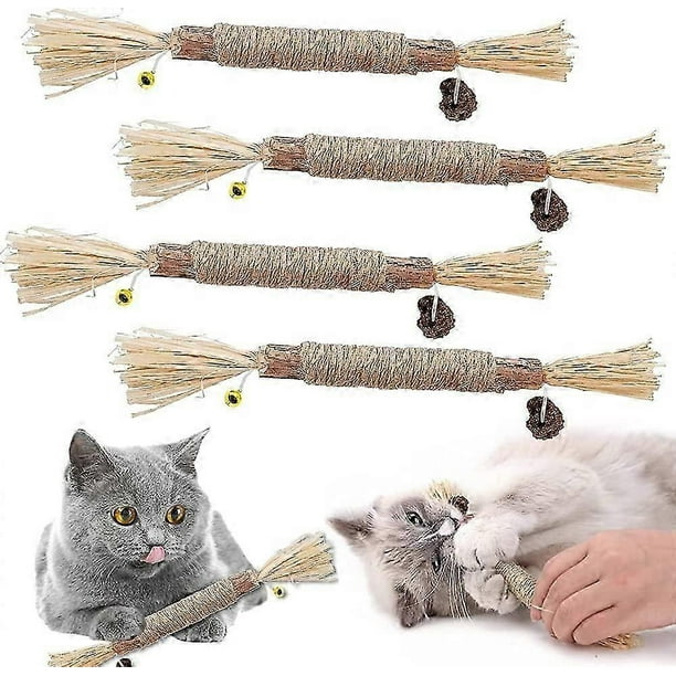 4pcs Matatabi Cat Chew Sticks,catnip Sticks,catnip Sticks,cat Grass Stick,molar Cat Interactive Stick,catnip Toys Sticks,cat Toy Stick,cat Stick