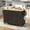 Black-1, variant on ChVans 59" W Kitchen Island with Drop Leaf, Rolling Kitchen Cart with Storage on Wheels, Large Island Table for Kitchen with Rubber Wood Top and Rack and Drawer