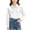 White 2, variant on Fancifize Long Sleeve Shirts for Girls Collared Button Up School Uniform Blouses Kids Casual Solid Color Tops