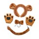 thumbnail image 4 of Orejas y cola de animales para mujeres y niñas, disfraz de peluche, diadema para la noche león, 4 of 9