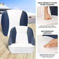 thumbnail image 4 of Boat Seat with Armrests,Flip-Up Captain Boat Seat for Fishing/Pontoon Boats,Captains Bucket Seat,Waterproof Boat Captain Chair Aluminum Hinges Stainless Steel Screws, 4 of 7