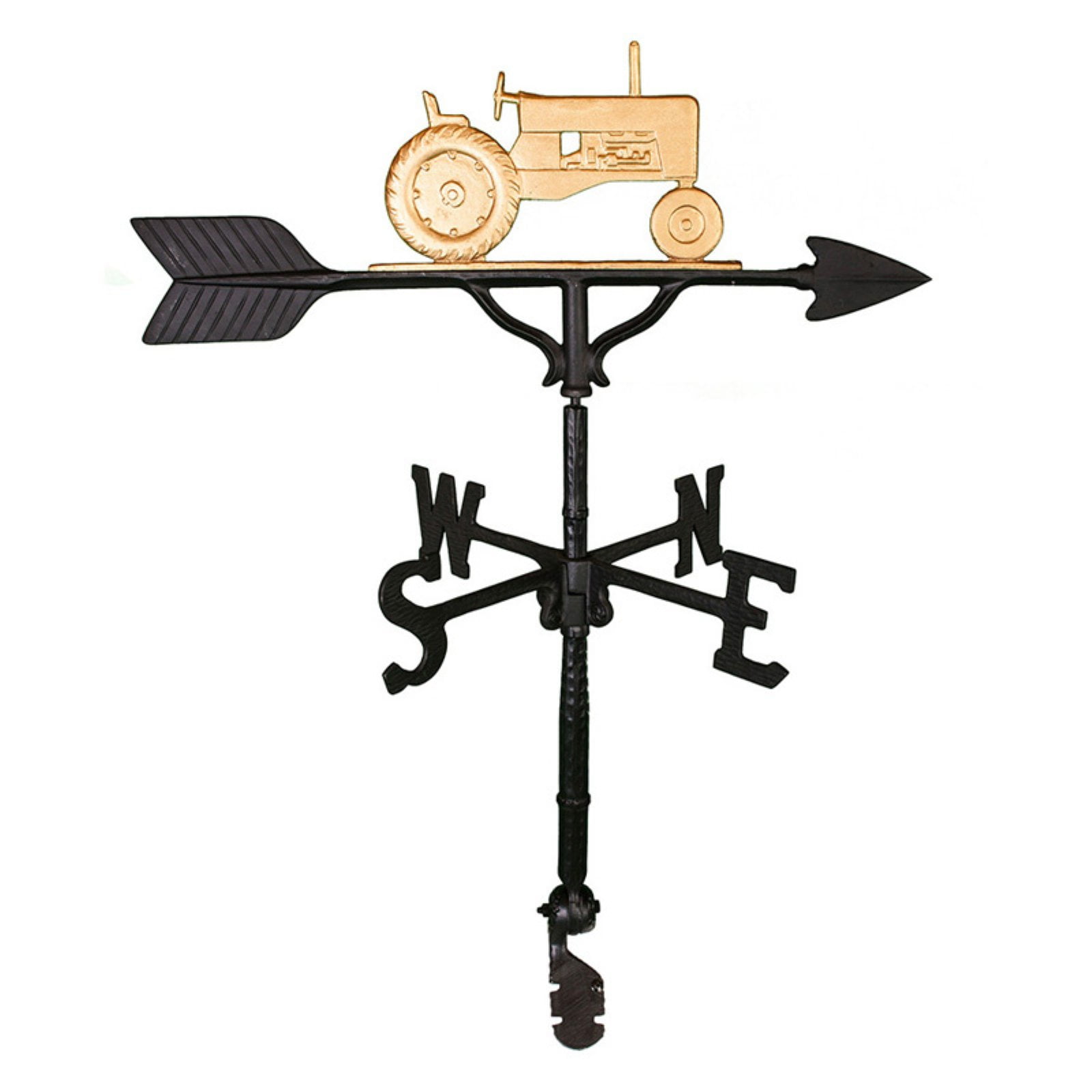 Gold Tractor Weathervane 32 in. by Montague Metal Products