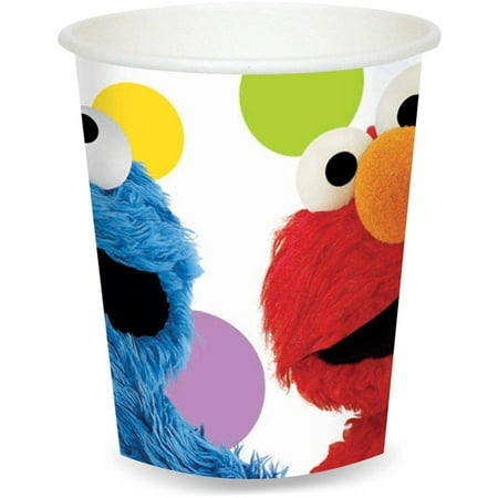 Sesame Street Party Paper Cups, 9 oz, 8 ct