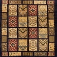 thumbnail image 1 of Ahgly Company Indoor Square Abstract Red Abstract Area Rugs, 4' Square, 1 of 6