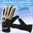 thumbnail image 4 of 1 par de guantes anticongelantes para ciclismo con dedos completos (café para hombres) Likrtyny Para estrenar, 4 of 9