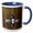 Blue/White, variant on 3drose, British Columbia, Near Kamloops, Common Goldeneye Ducks-cn02 Ldi0007 - Larry Ditto, 11oz Magic Transforming Mug