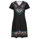 thumbnail image 4 of Mini vestido de manga corta con cuello en V informal de verano para mujer a la moda Fridja  bnh4181, 4 of 8
