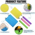 thumbnail image 2 of 12 Pcs Bird Perch Stand Toy Includes 6 Parrot Perch Wood Stand Bird Platform 6 Colorful Paw Grinding Stick for Cage Accessories Parakeet Cockatiel, 6 Colors, 2 of 7