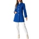 thumbnail image 2 of Abrigo de invierno para mujer con cuello Peter Pan, trench y abrigo de guisante en azul real, 2 of 6