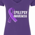 thumbnail image 4 of Inktastic Epilepsy Awareness Women's V-Neck T-Shirt, 4 of 5