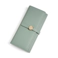 thumbnail image 3 of Monedero largo de moda para mujer de nueva generación 2024 con gran capacidad, posición para múltiples tarjetas, clip para dinero de color sólido plegable simple, 3 of 5